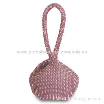 Aluminum Bead Evening Bag, Available in Various Colors and Sizes